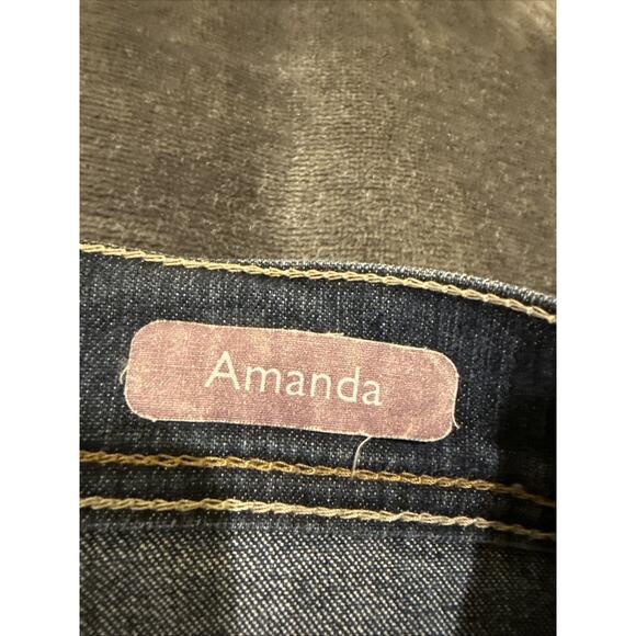 Gloria Vanderbilt-Amanda Womens Jeans-Straight Leg Dark Wash-Size 10 Average - Picture 8 of 13